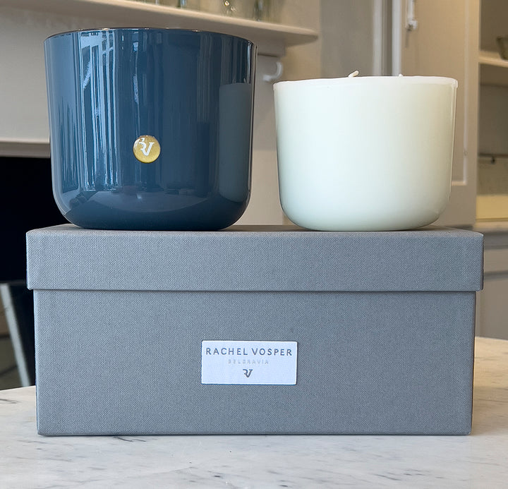 Glass Vessel (3 Wick) with a refill