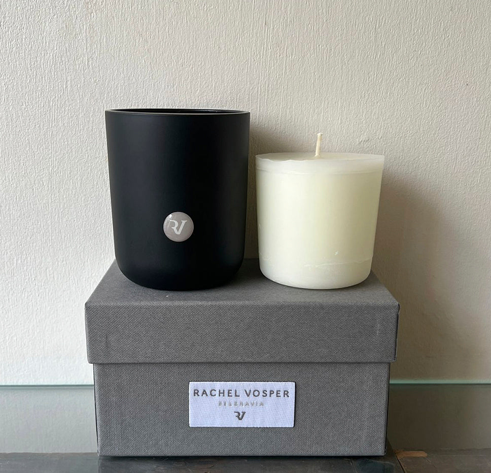 Glass Vessel (1 Wick) With A Refill