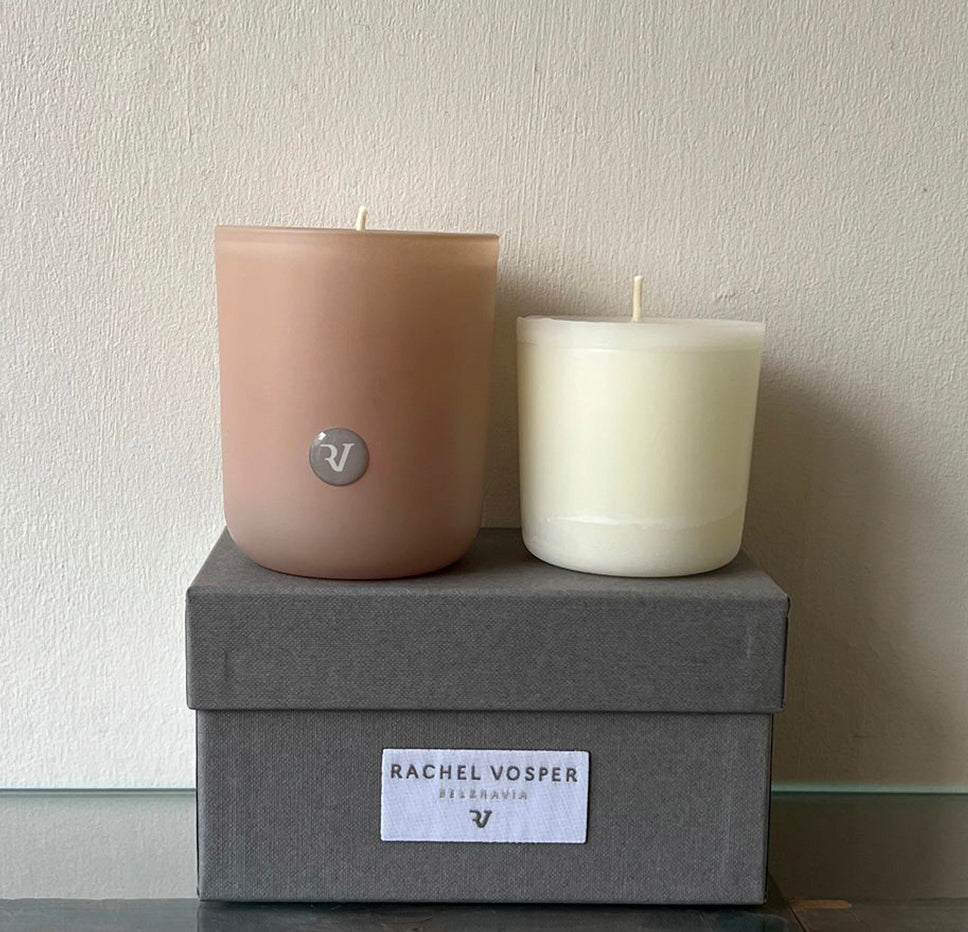 Glass Vessel (1 Wick) With A Refill