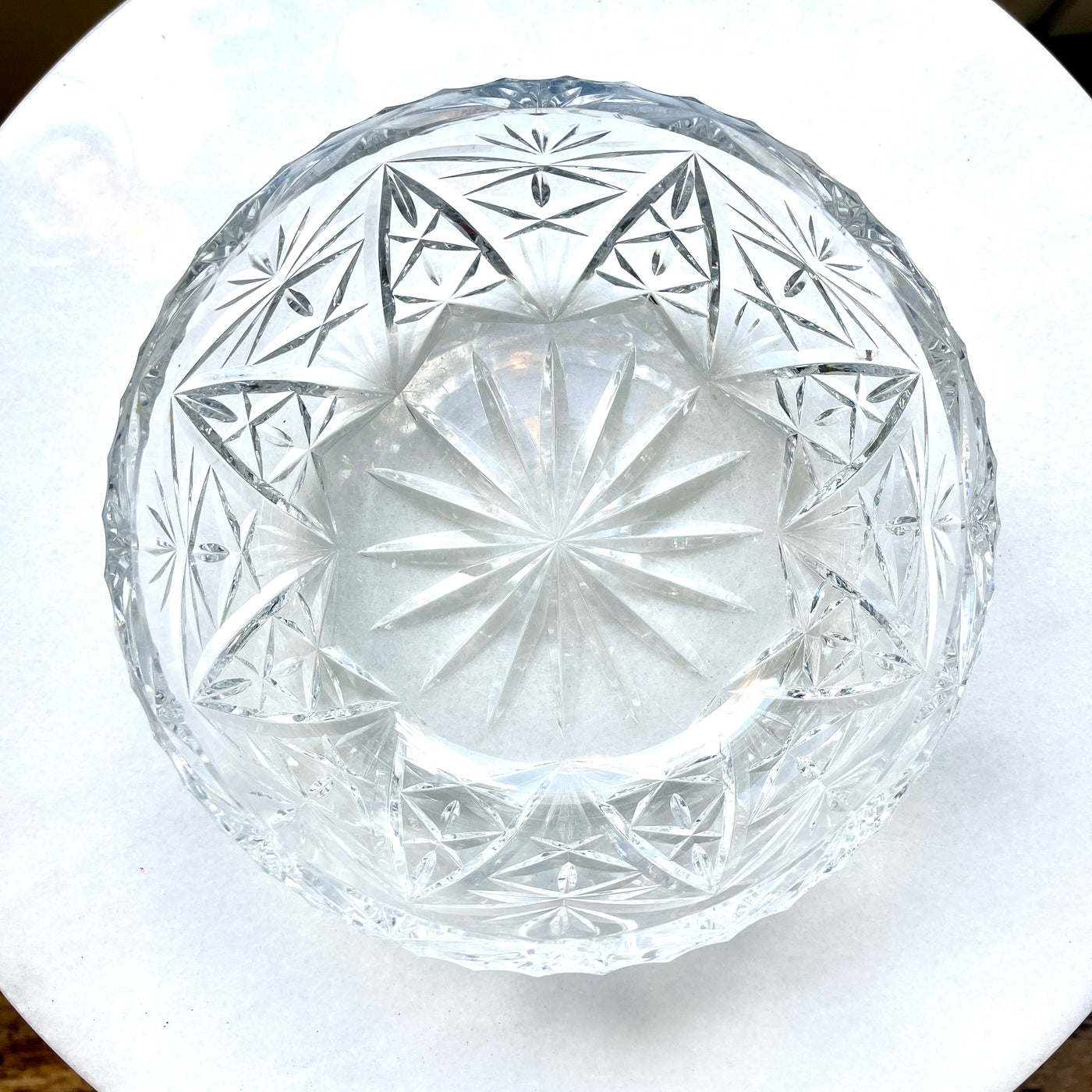 Vintage Cut Crystal Bowl