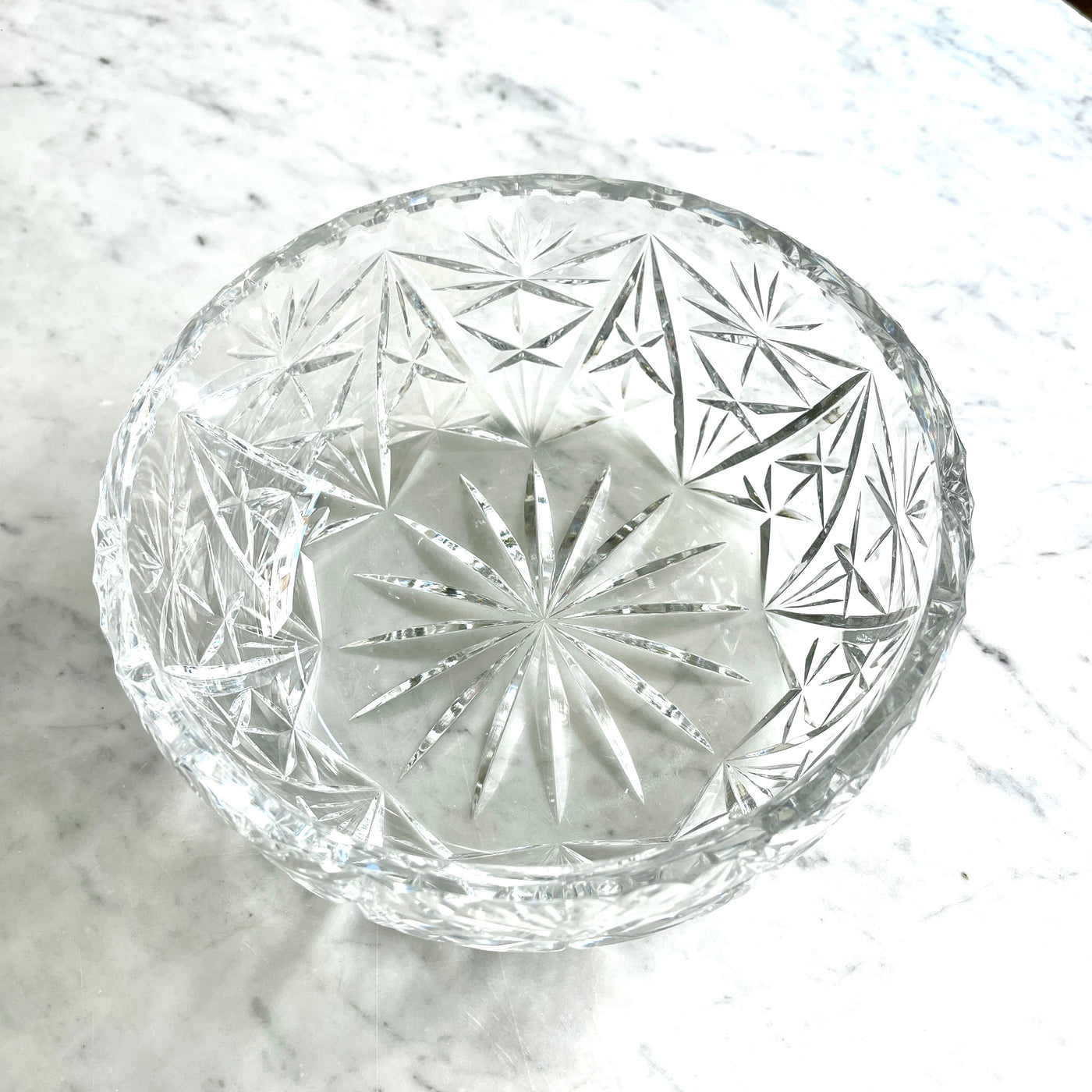 Vintage Cut Crystal Bowl