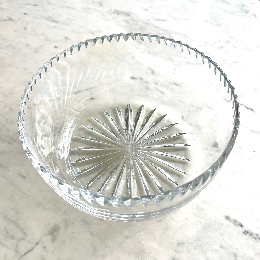 Vintage Cut Crystal Bowl