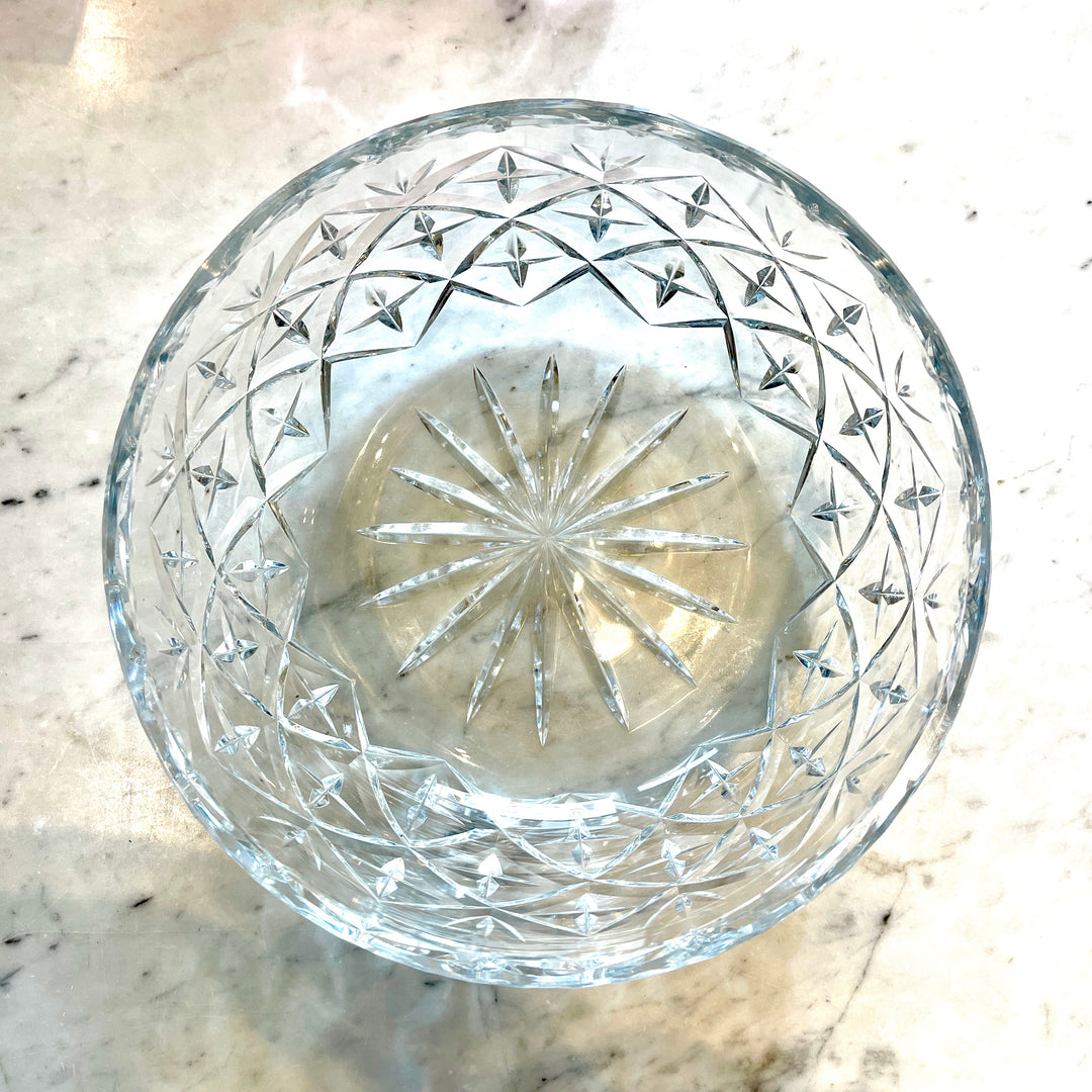 Vintage Cut Crystal Bowl