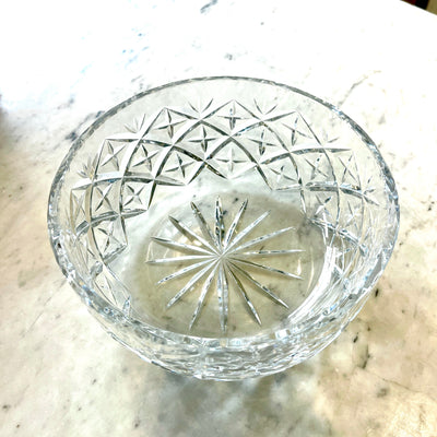 Vintage Cut Crystal Bowl