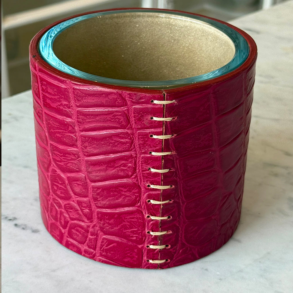 Leather sleeve