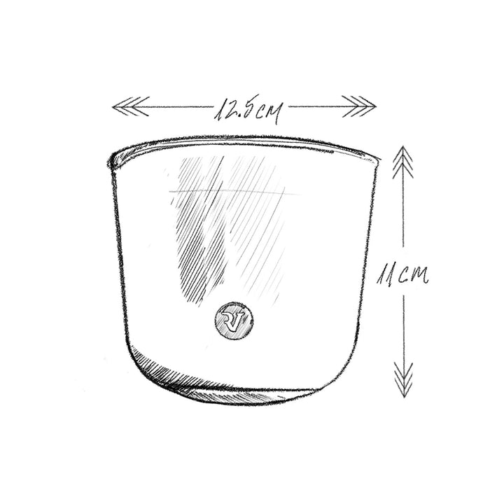 Glass Vessel (3 Wick)