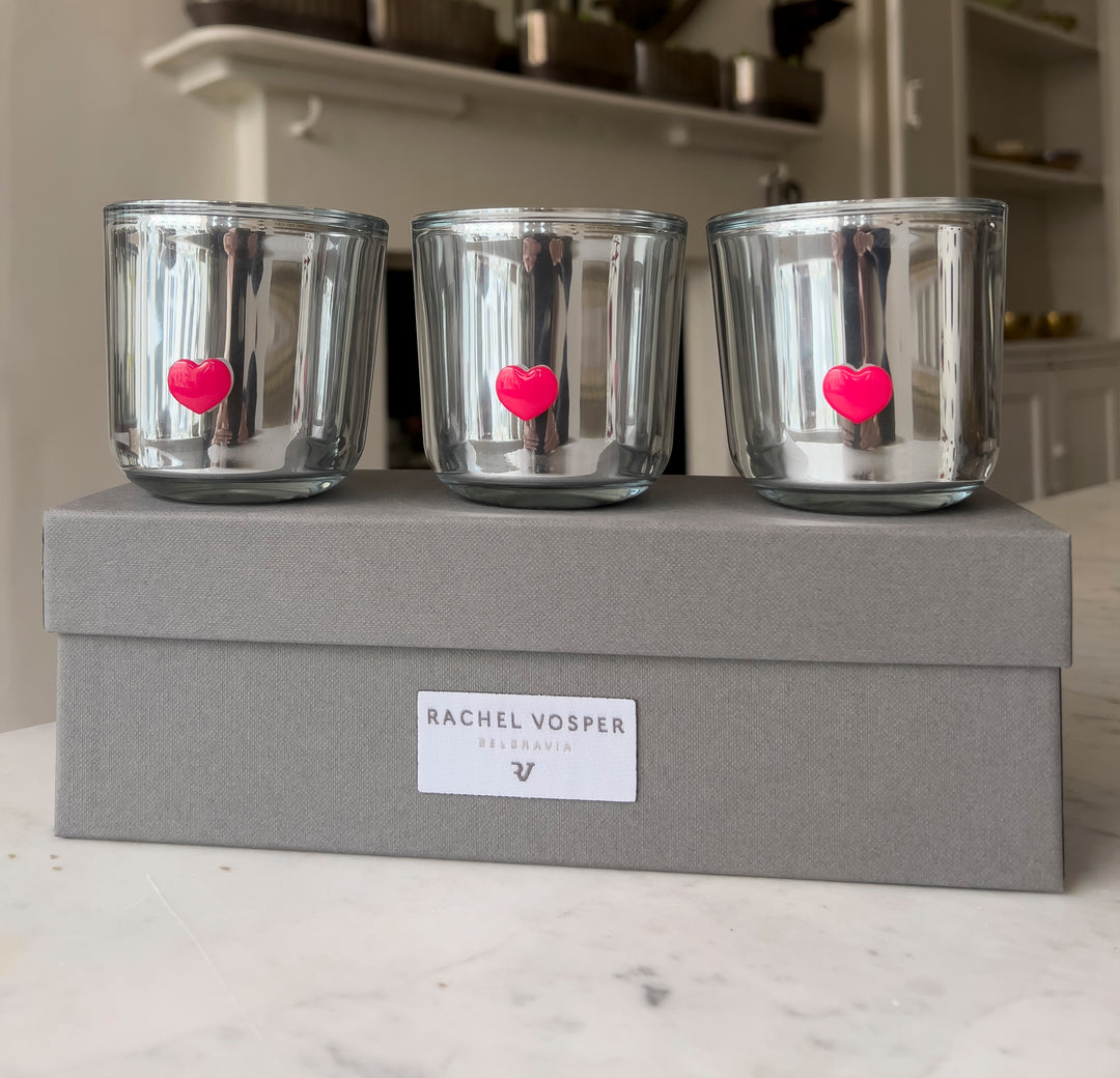 Limited Edition Silver One Wick Candle Trio