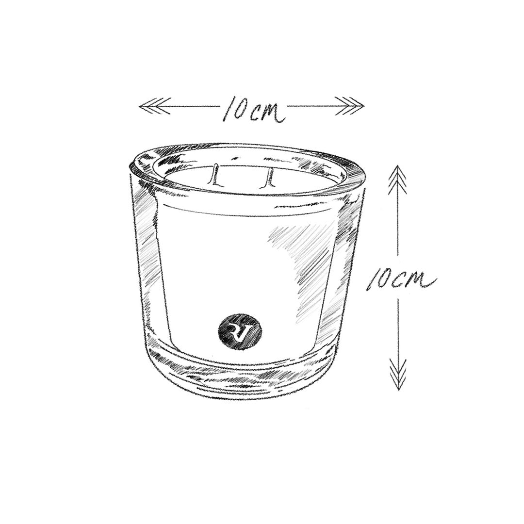 Glass Jar (2 Wick)